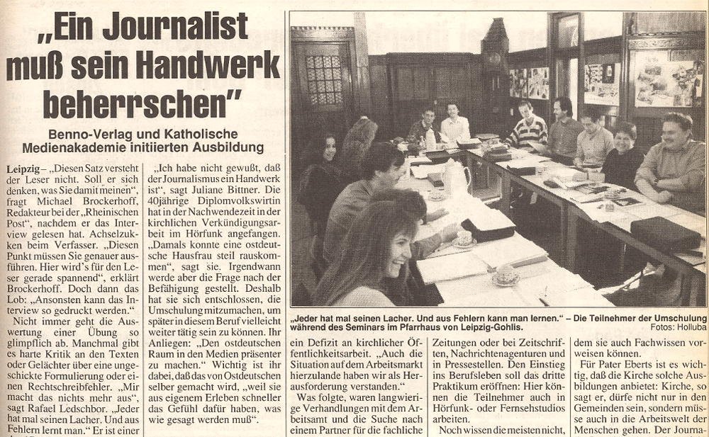 TAG DES HERRN, Ausgabe 11, 15. März 1992 / Foto: Matthias Holluba