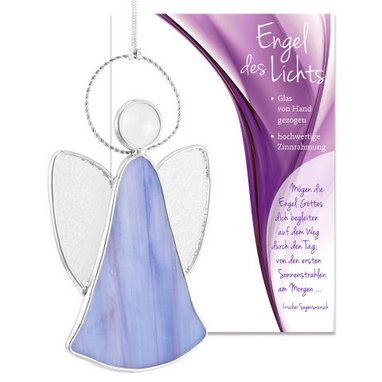 Deko-Engel »Engel des Lichts Lavendel«