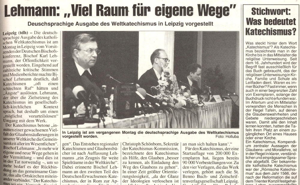 TAG DES HERRN, Ausgabe 20, 23. Mai 1993 / Foto: Matthias Holluba