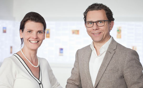 Christiane Völkel und Michael Birkner, Geschäftsführung St. Benno Verlag GmbH